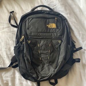 The North Face Recon Backpack - Black & Gold